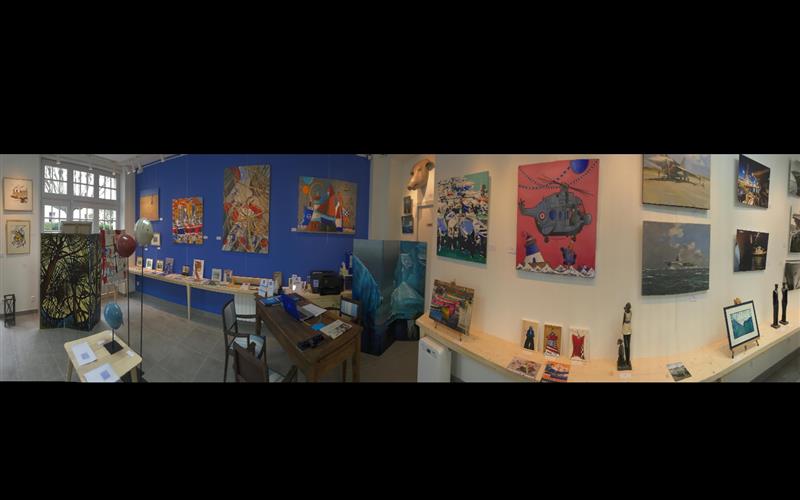 Bleu, la galerie