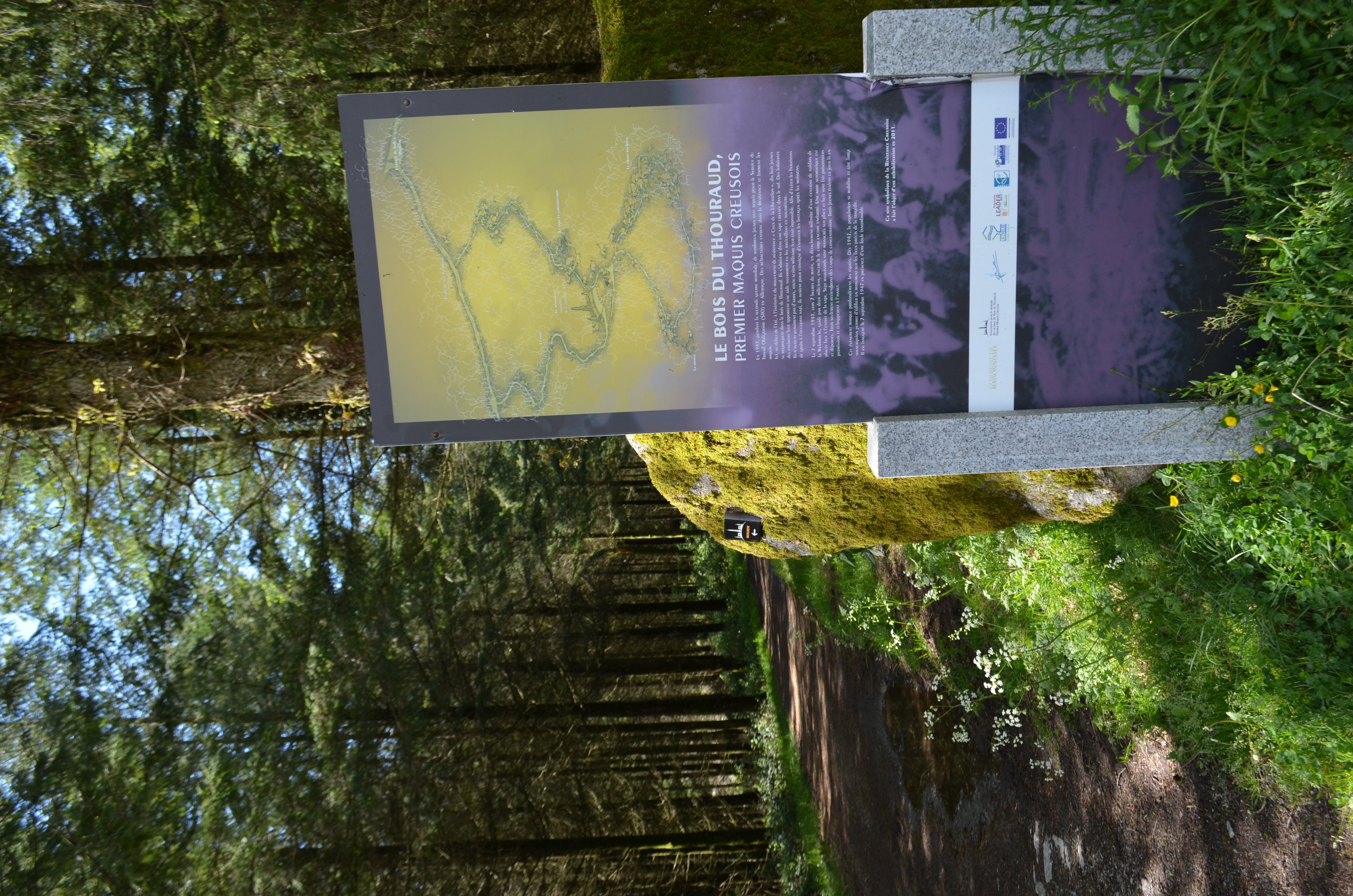 Bois du Thouraud, premier maquis Creusois