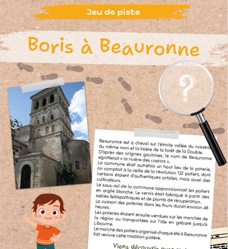 Jeu de piste Boris à Beauronne