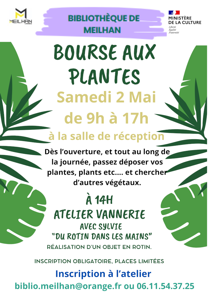 Bourse aux plantes — visuel événement