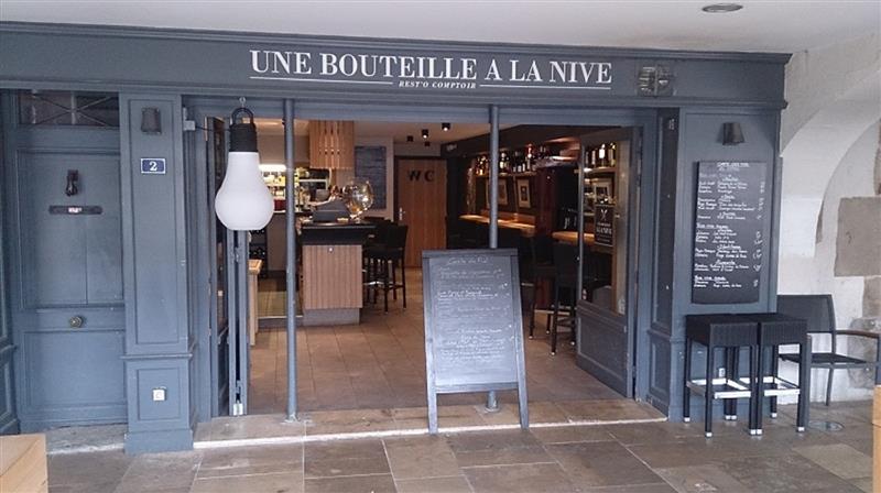 Une bouteille à la Nive