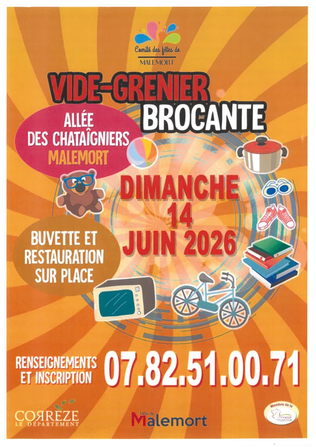 Vide-greniers - Brocante du Comité des Fêtes — visuel événement