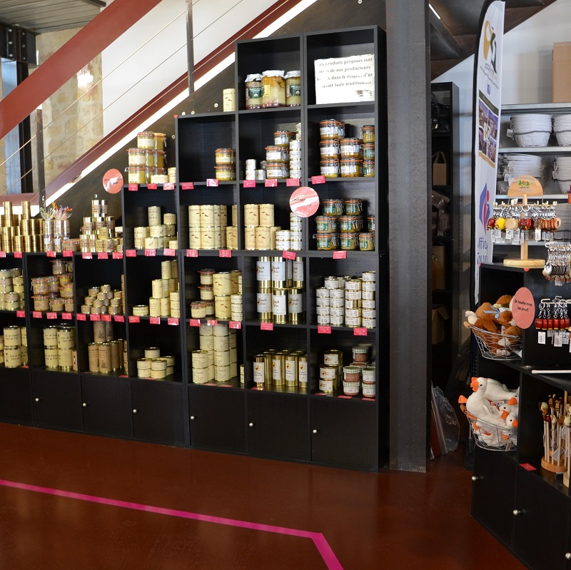 La boutique de l'Office de Tourisme de Thiviers