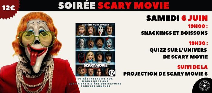 Soirée Scary Movie — visuel événement