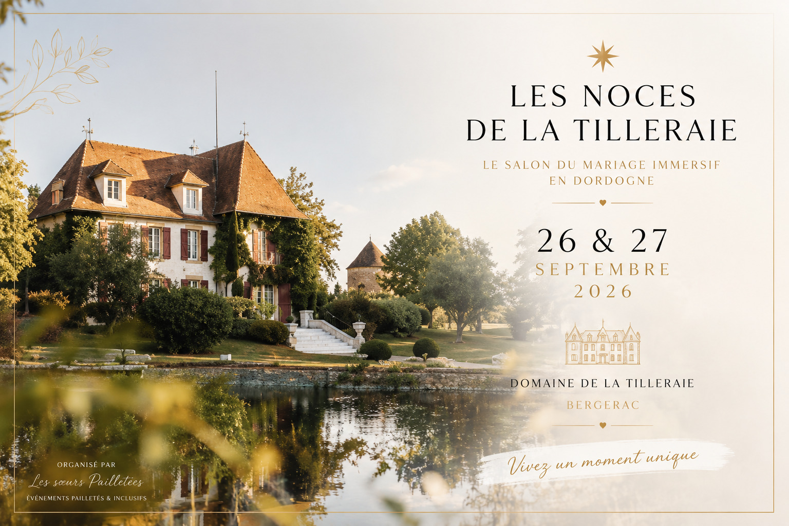 Salon du mariage immersif "Les Noces de la Tilleraie" | Les Soeurs Pailletées