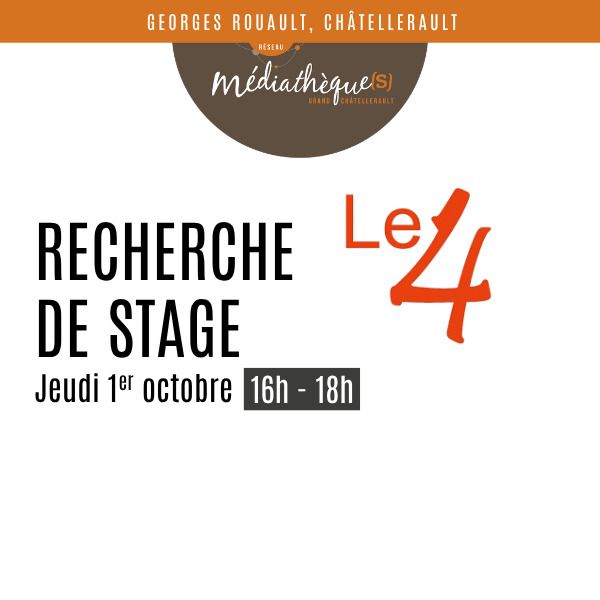 Permanence Le 4 Infos Jeunes : recherche de stage
