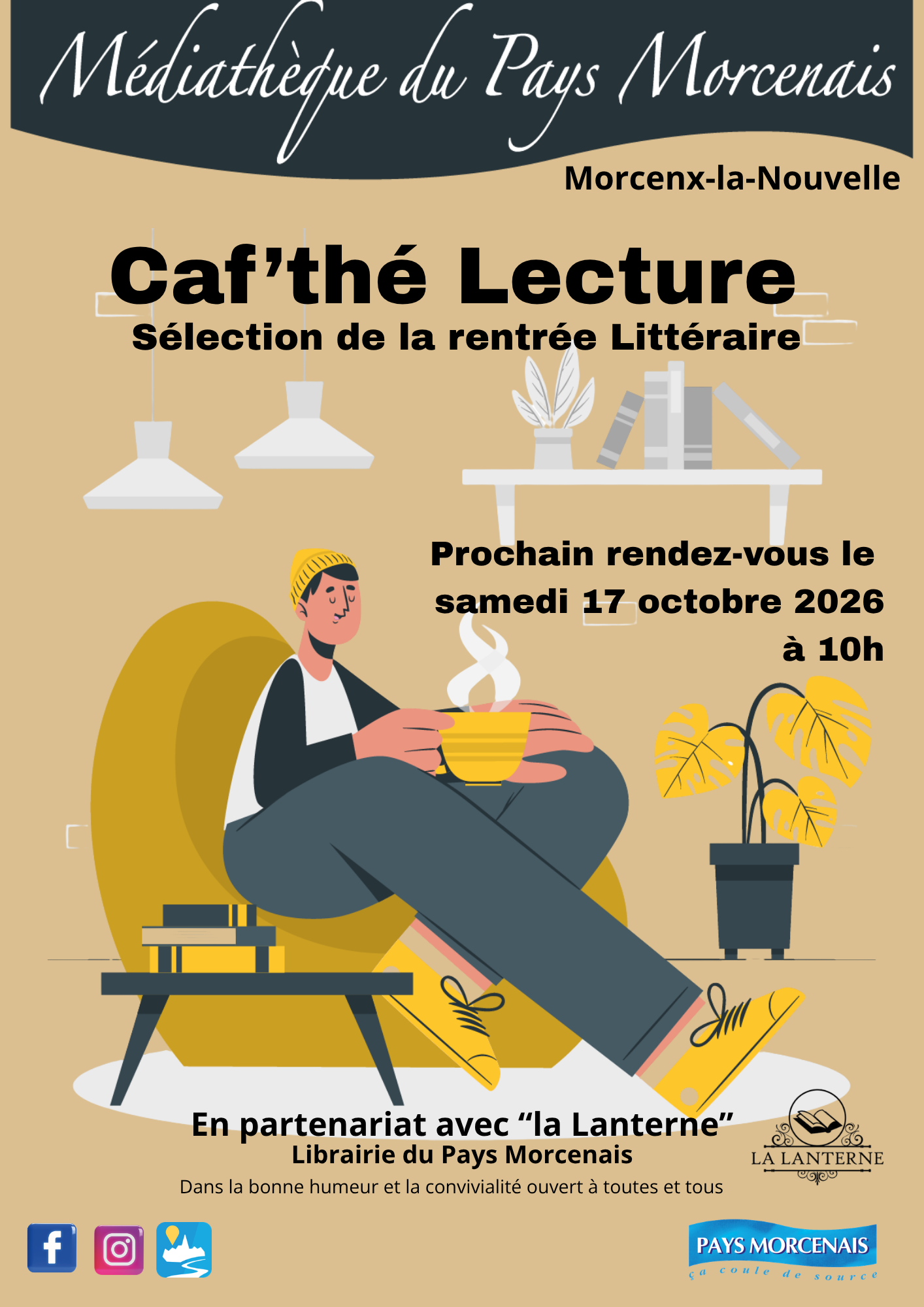 Caf'thé Lecture - Séléction de la rentrée Littéraire