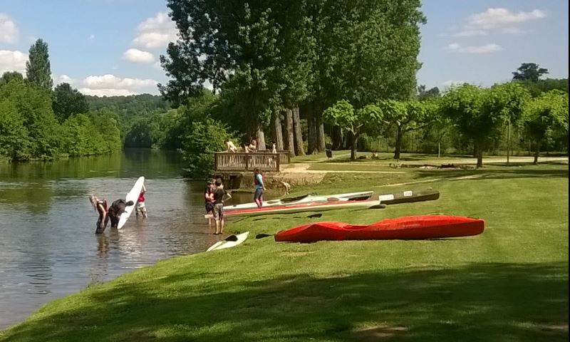 Cale de mise à l'eau de la base de loisirs