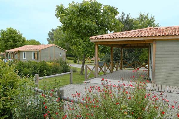 Chalets du camping de la Glane