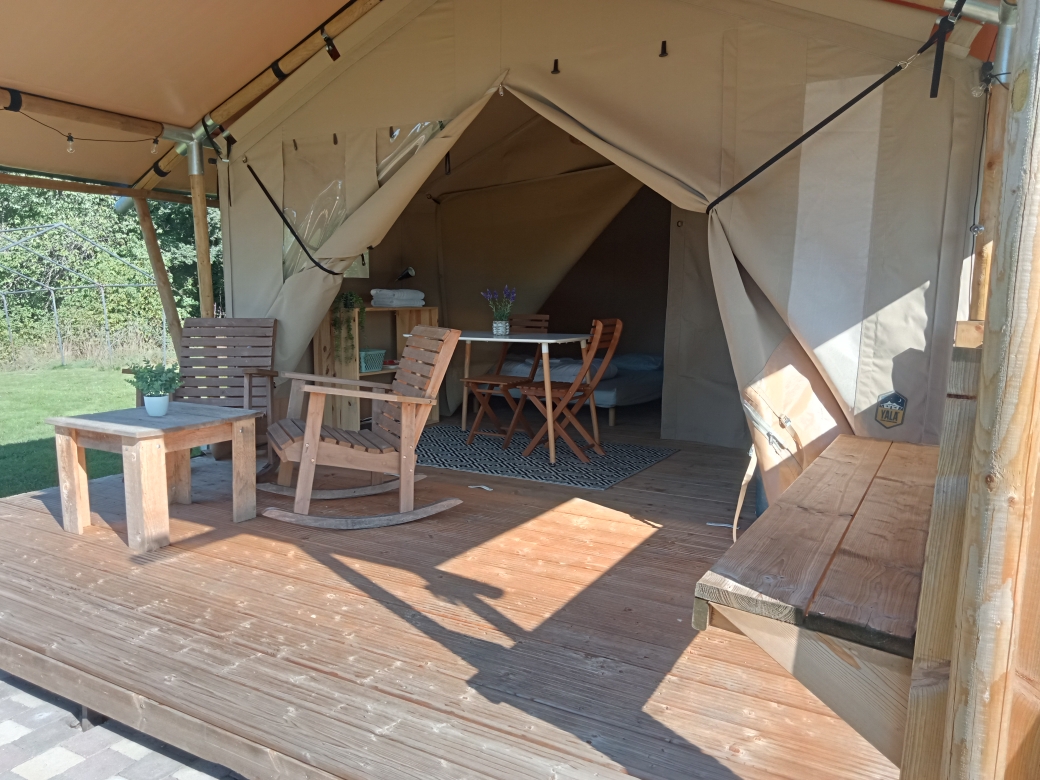 Tente Safari Tennesee (Camping La Perle), Saint-Médard-la-Rochette - photo 6