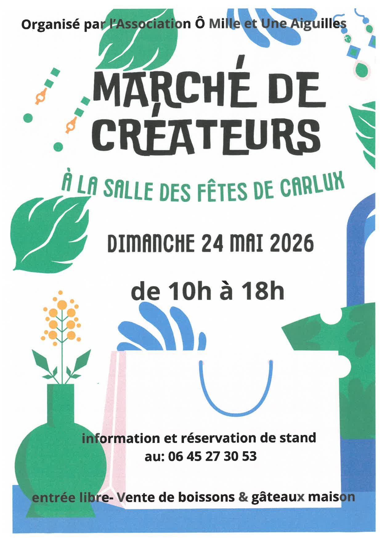 Affiche de Marché de créateurs