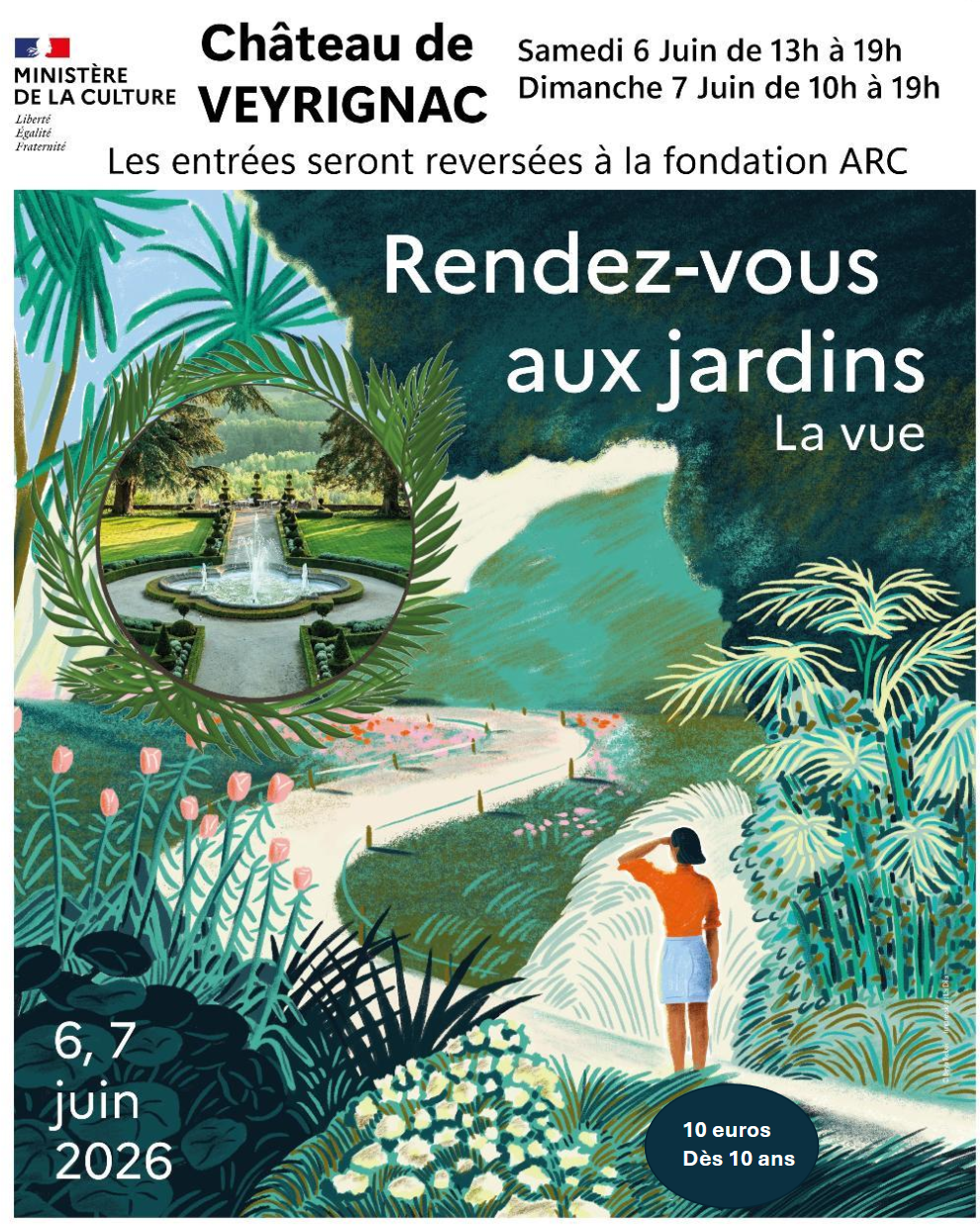 Rendez-vous aux jardins au Château de VEYRIGNAC