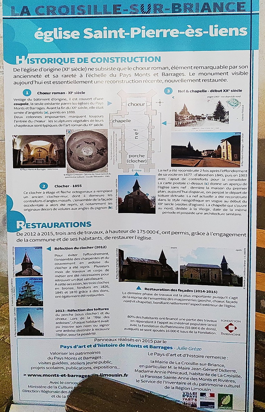 Eglise Saint Pierre, La Croisille-sur-Briance - photo 2