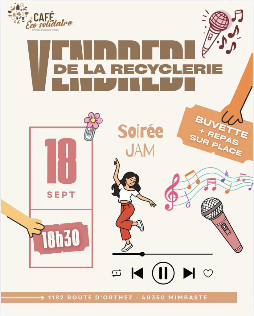 Vendredi de la Recyclerie – Soirée Jam