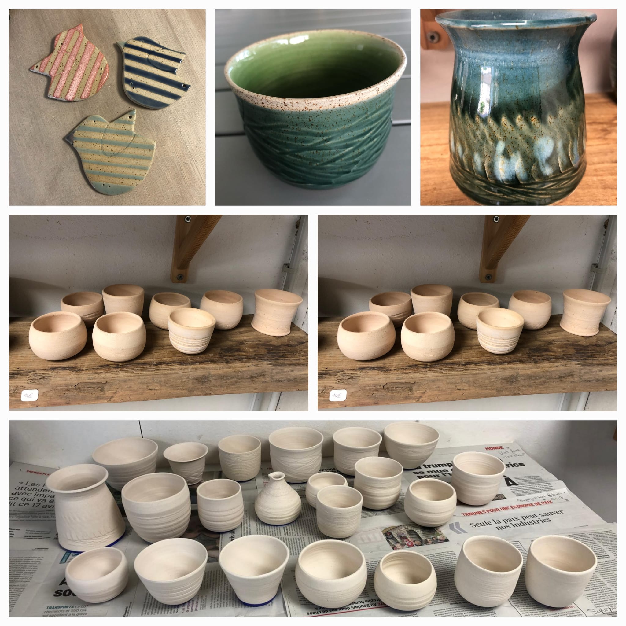 Visite de l'atelier La Roche en Terres