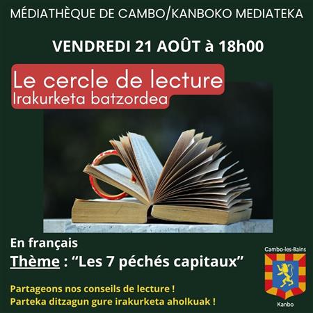 Cercle de lecture sur le thème Les 7 péchés capitaux Cercle de lecture sur le thème Les 7 péchés capitaux