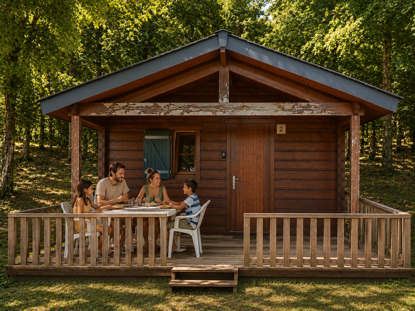 Chalet 4 personnes camping de la Garenne