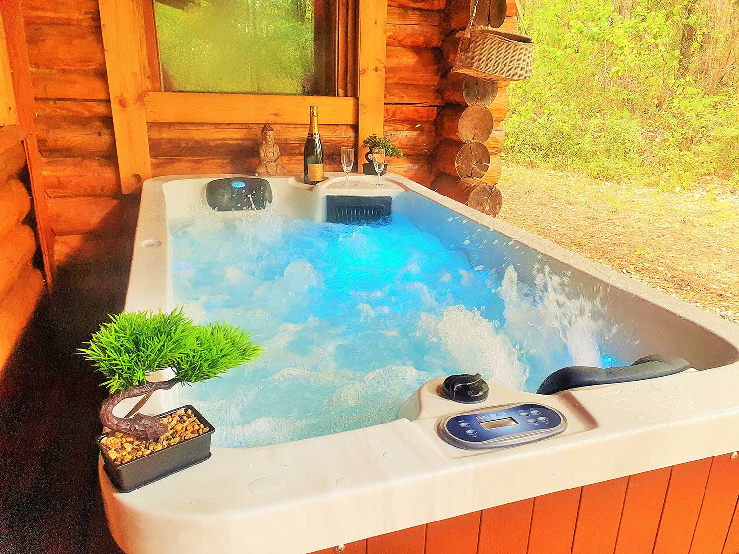 Chalet en rondins avec spa en pleine nature, Les Farges - photo 5