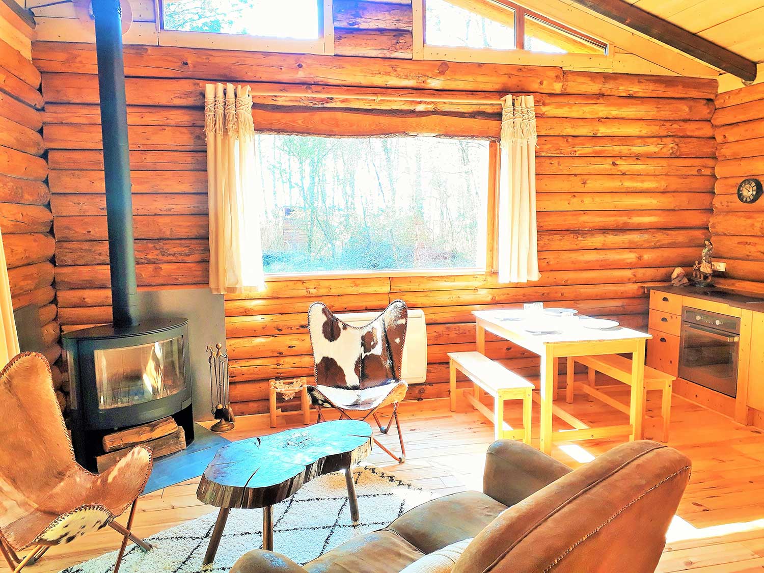 Chalet en rondins avec spa en pleine nature, Les Farges - photo 9