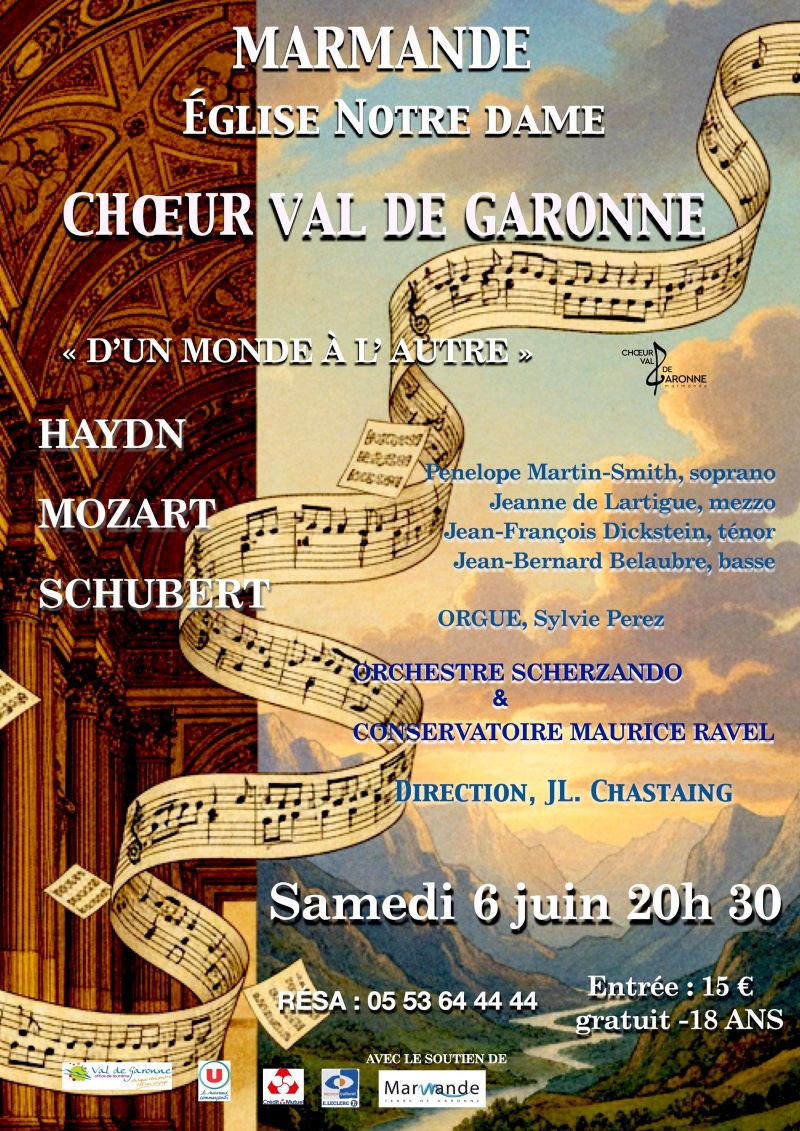 Le Chœur Val de Garonne "D'un monde à l'autre" — visuel événement