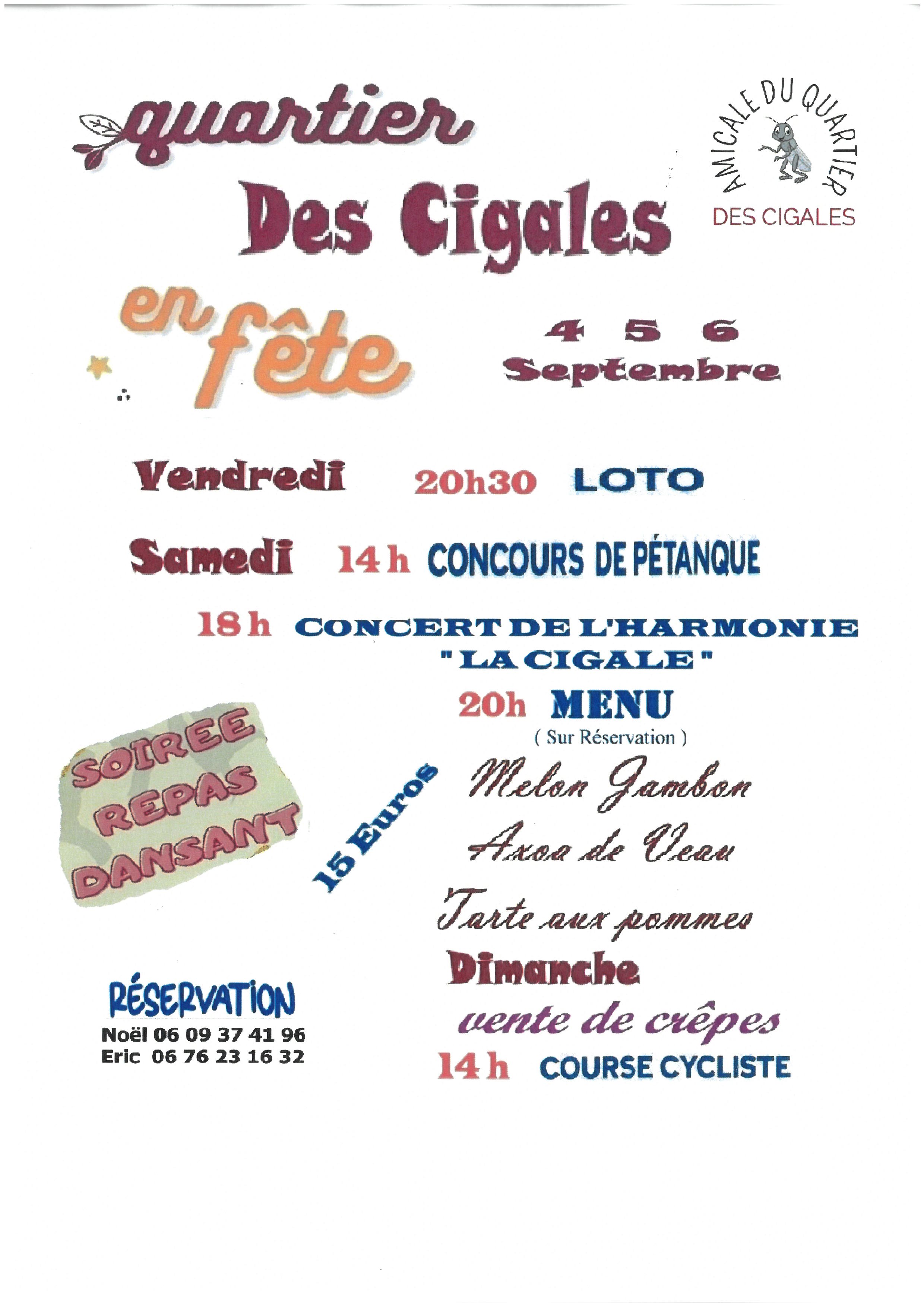 Les Cigales en fêtes !