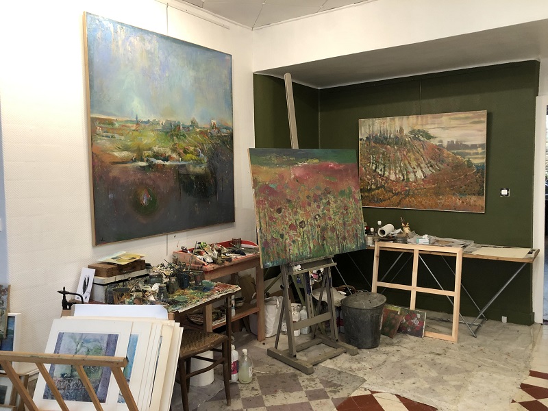Atelier artiste peintre Les Cimaises