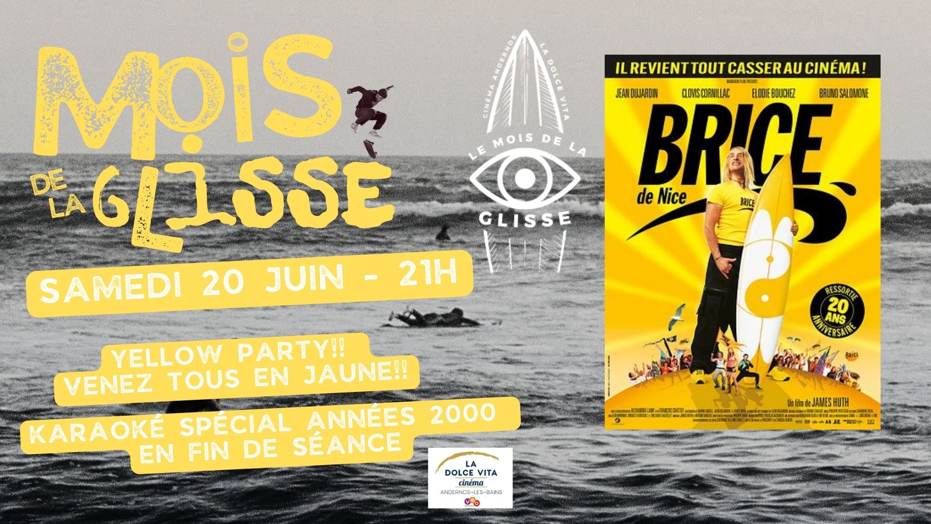 Mois de la Glisse : Projection du film "Brice de Nice"