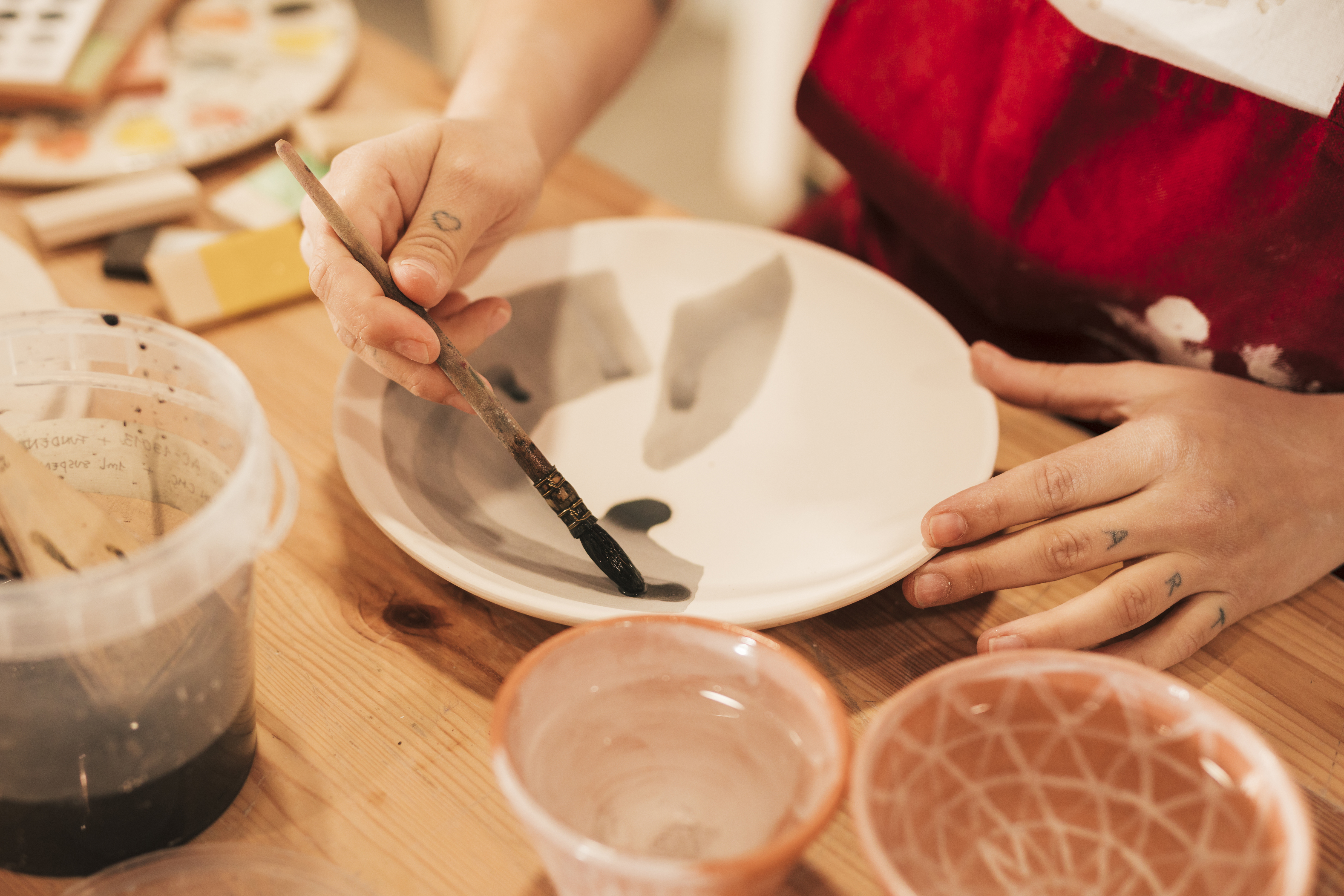 peinture sur céramique