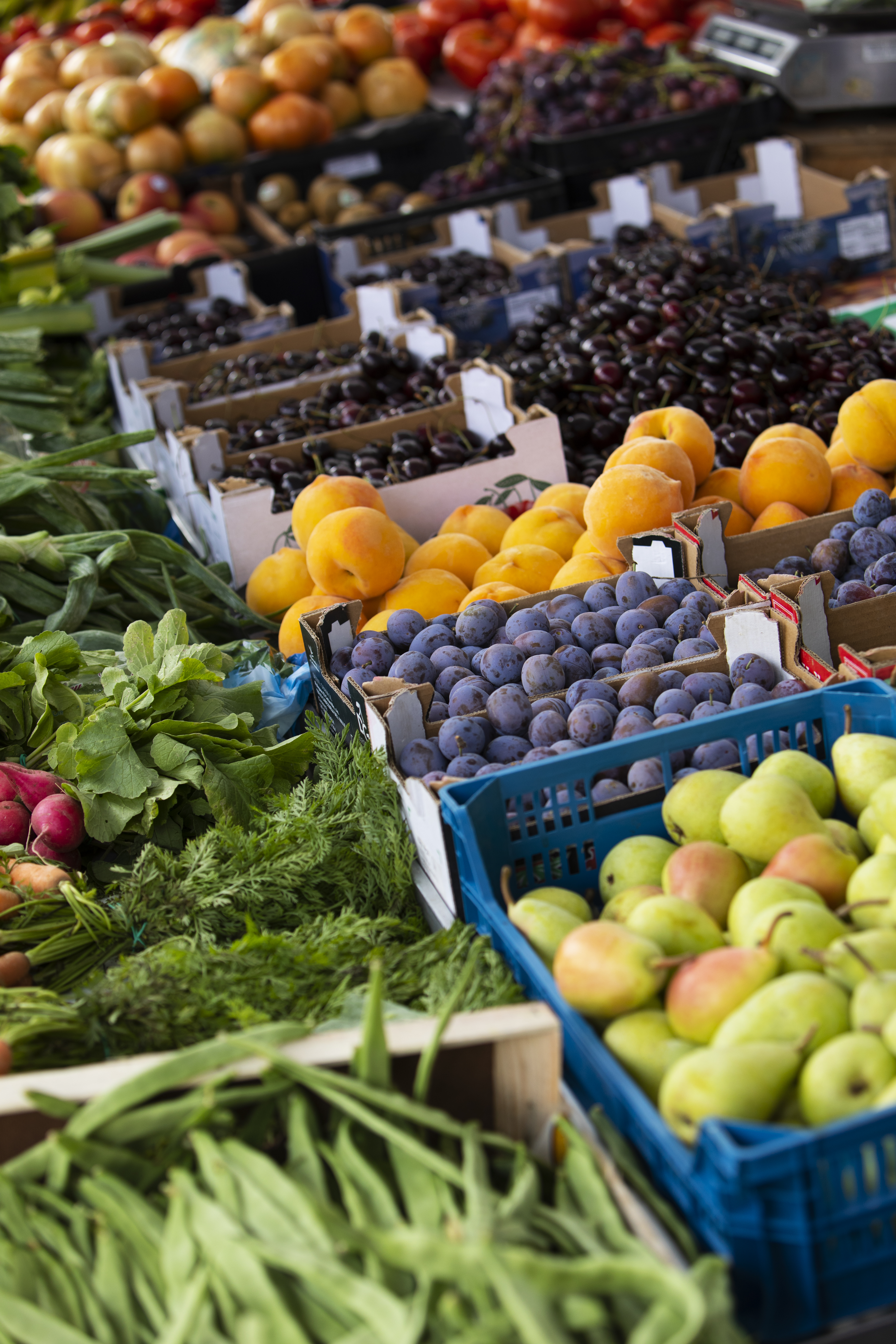 étal de marché