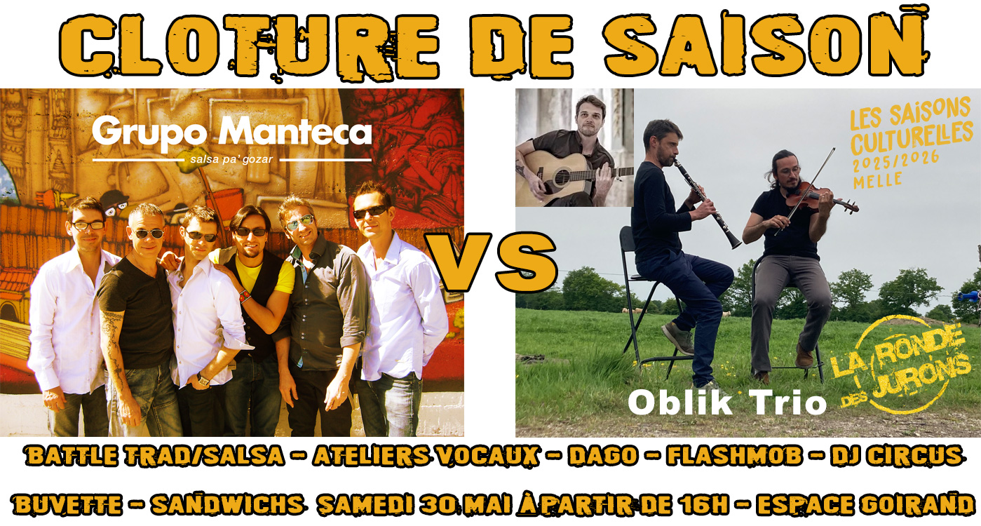 Clôture de saison : bal trad VS salsa — visuel événement