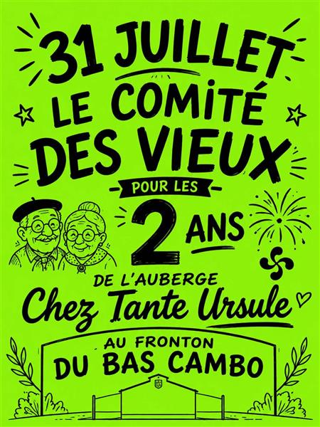 L'Auberge Tante Ursule fête ses 2 ans