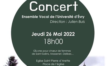 Concert - l'Ensemble Vocal de l'Université d'Évry 