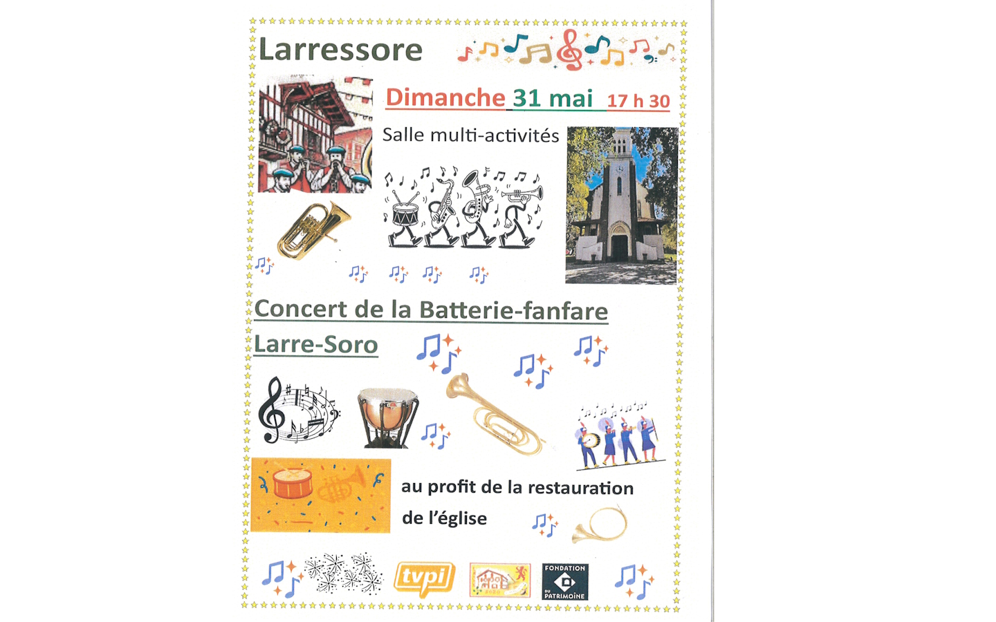 Concert de la Batterie-fanfare Larre-Soro