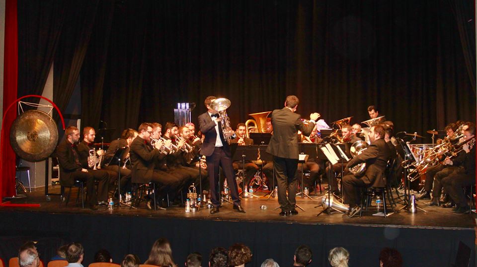 Concert du Brass Band Côtes et Cuivres au Vox, Saint-Christoly-de-Blaye