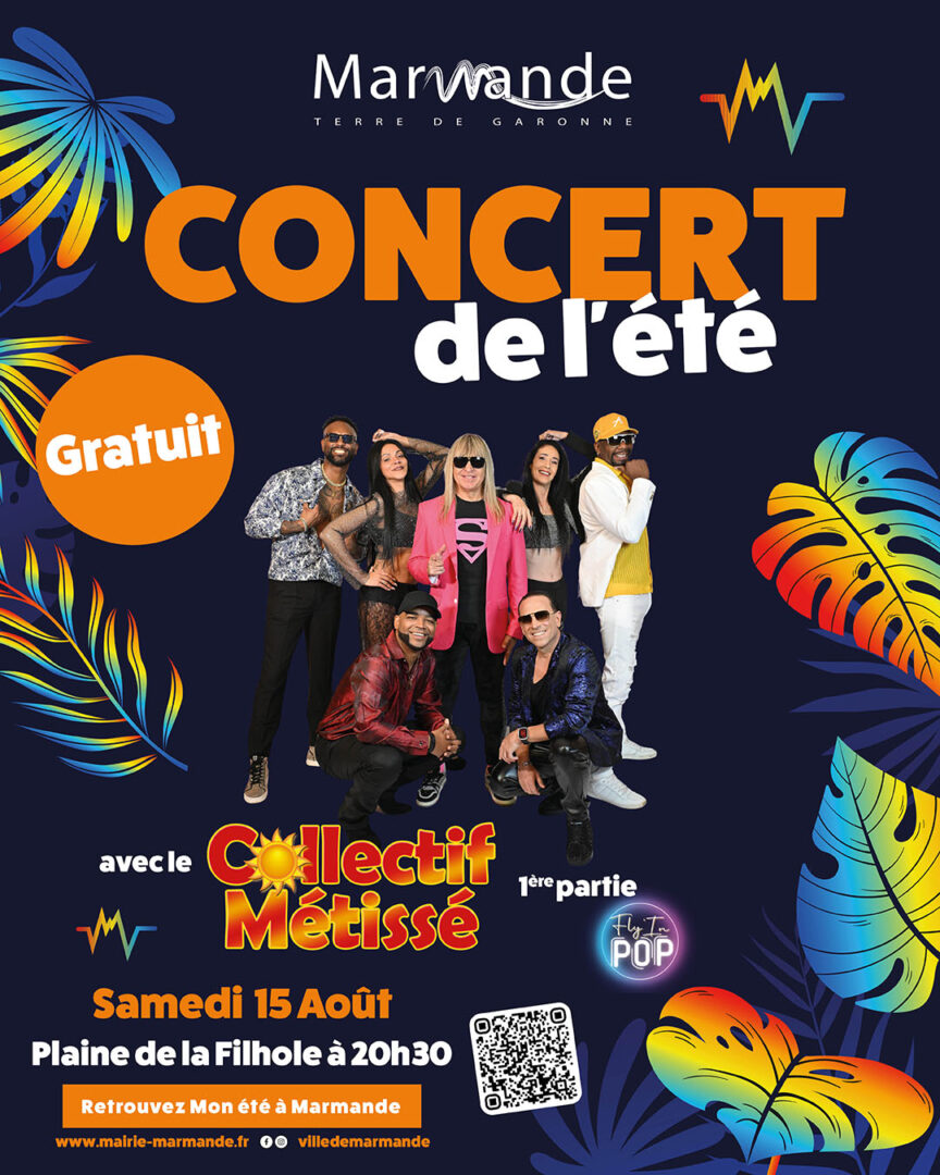Concert de l'été - Colectif Métissé — visuel événement