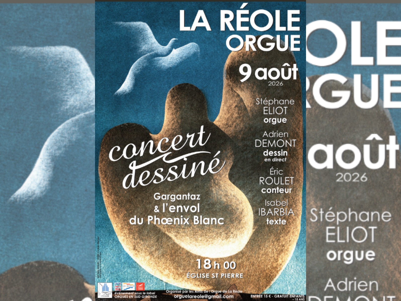 Concert dessiné Conte fantastique accompagné à l'orgue
