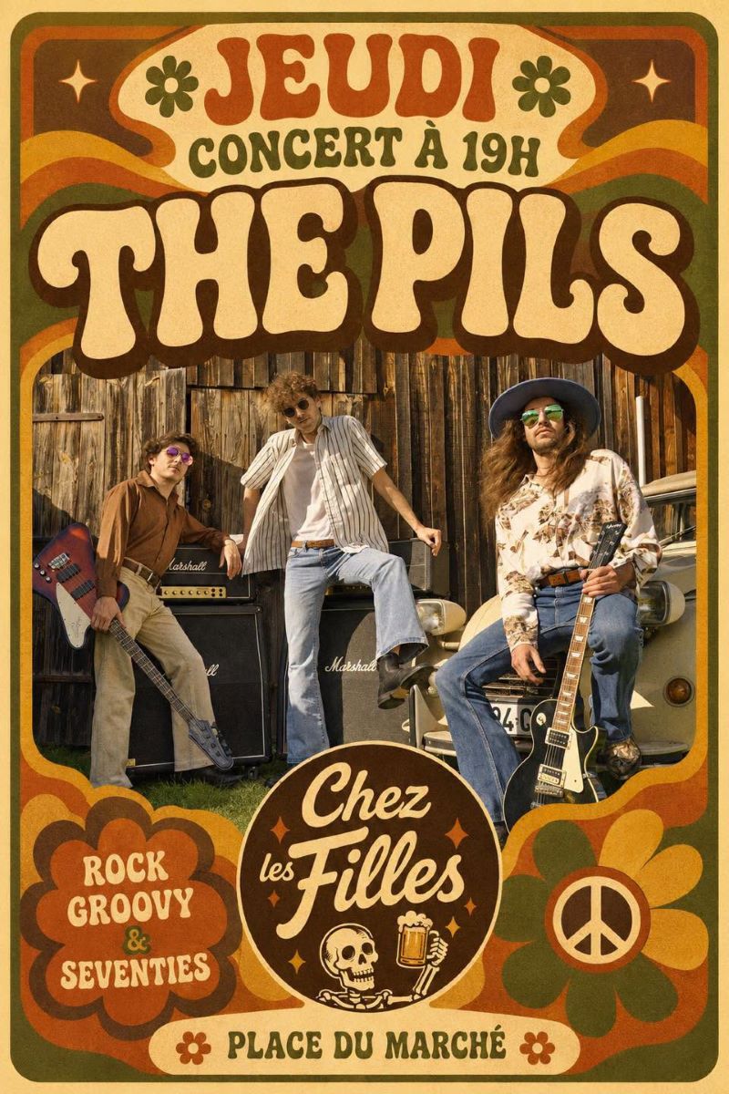 Concert "The Pils" au Café Le Commerce Chez les Filles