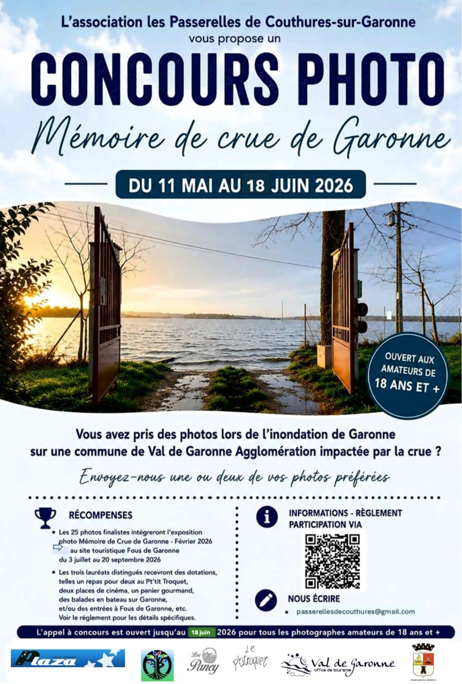 Concours Photo - Mémoire de crue de Garonne