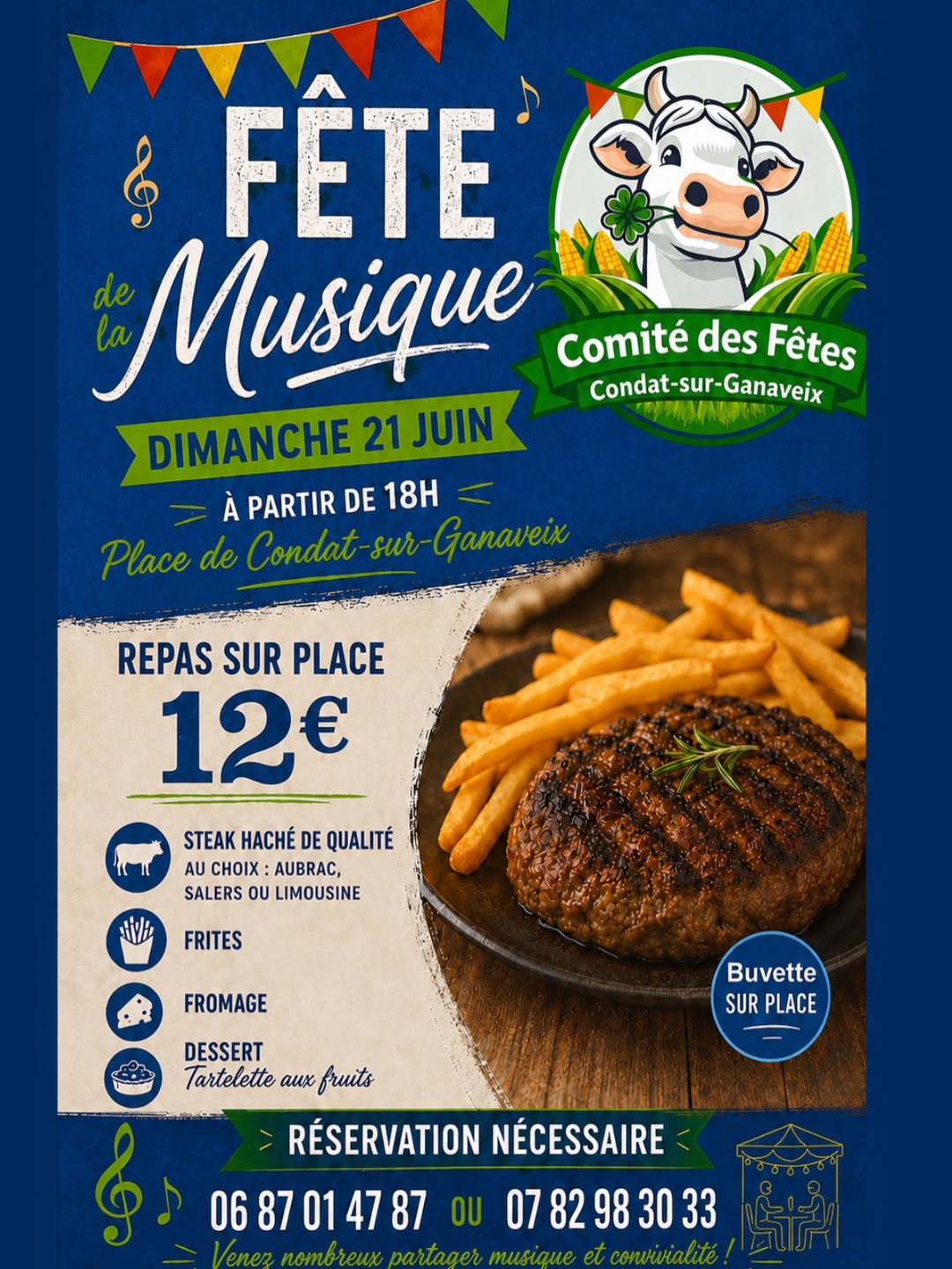 Fête de la musique à Condat-sur-Ganaveix