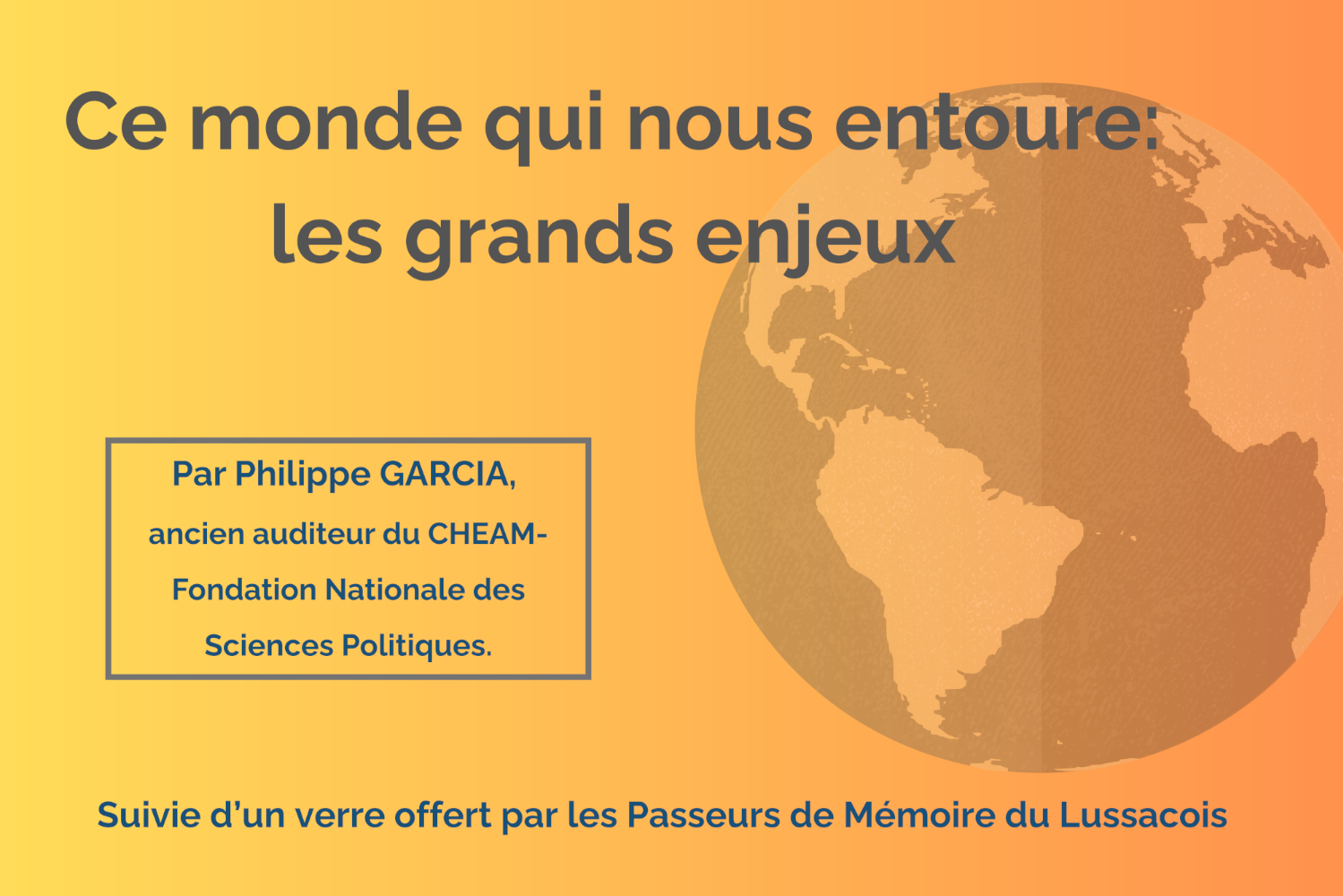 Conférence de Philippe Garcia