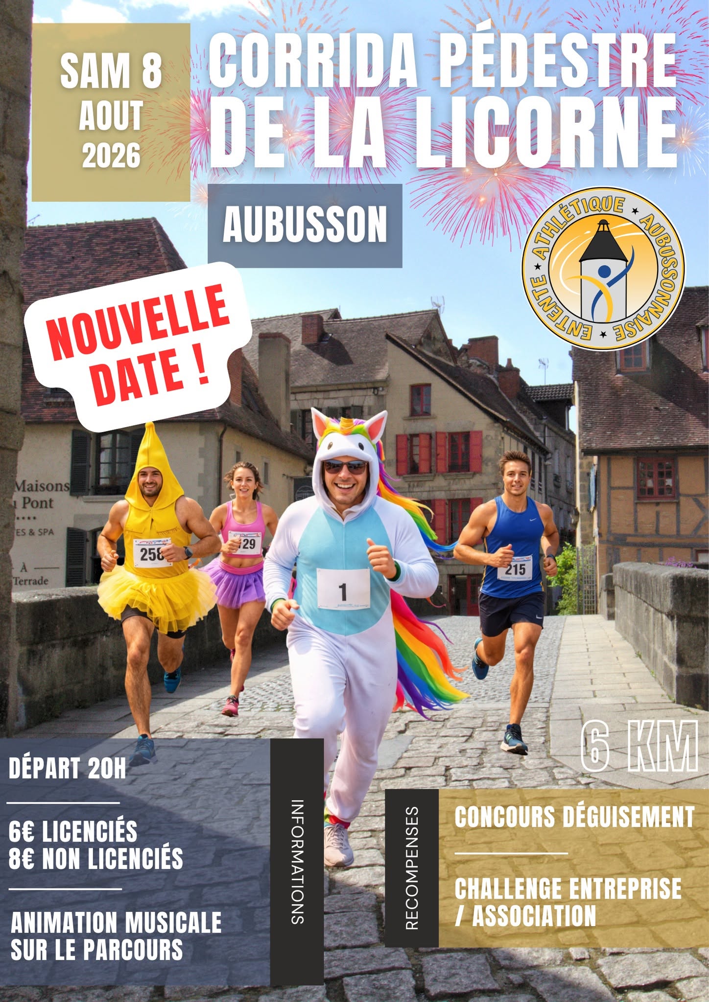 NOUVELLE DATE - Corrida pédestre de la licorne