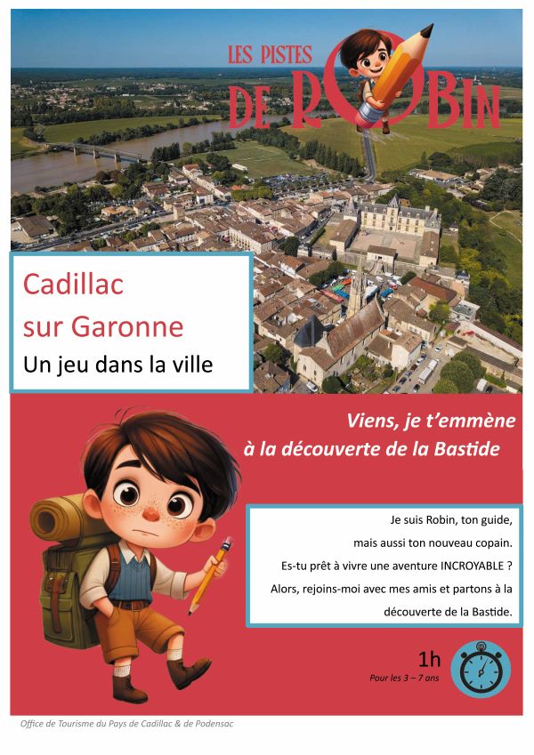 Les Pistes de Robin : Cadillac, un jeu dans la ville (3-7 ans)