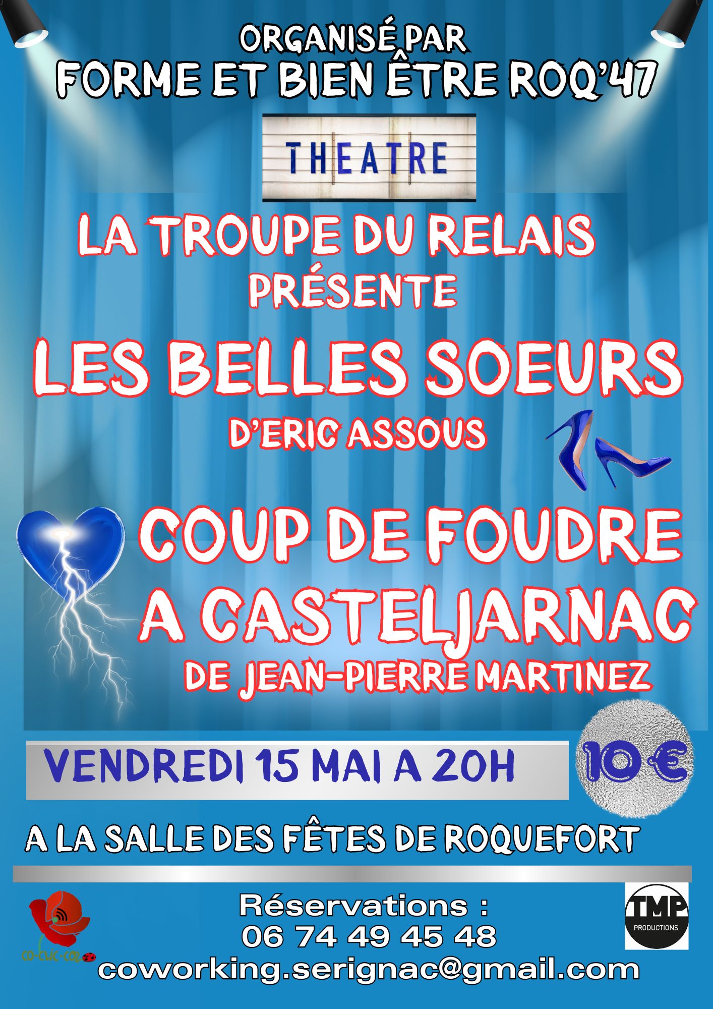 Spectacle de théâtre — visuel événement