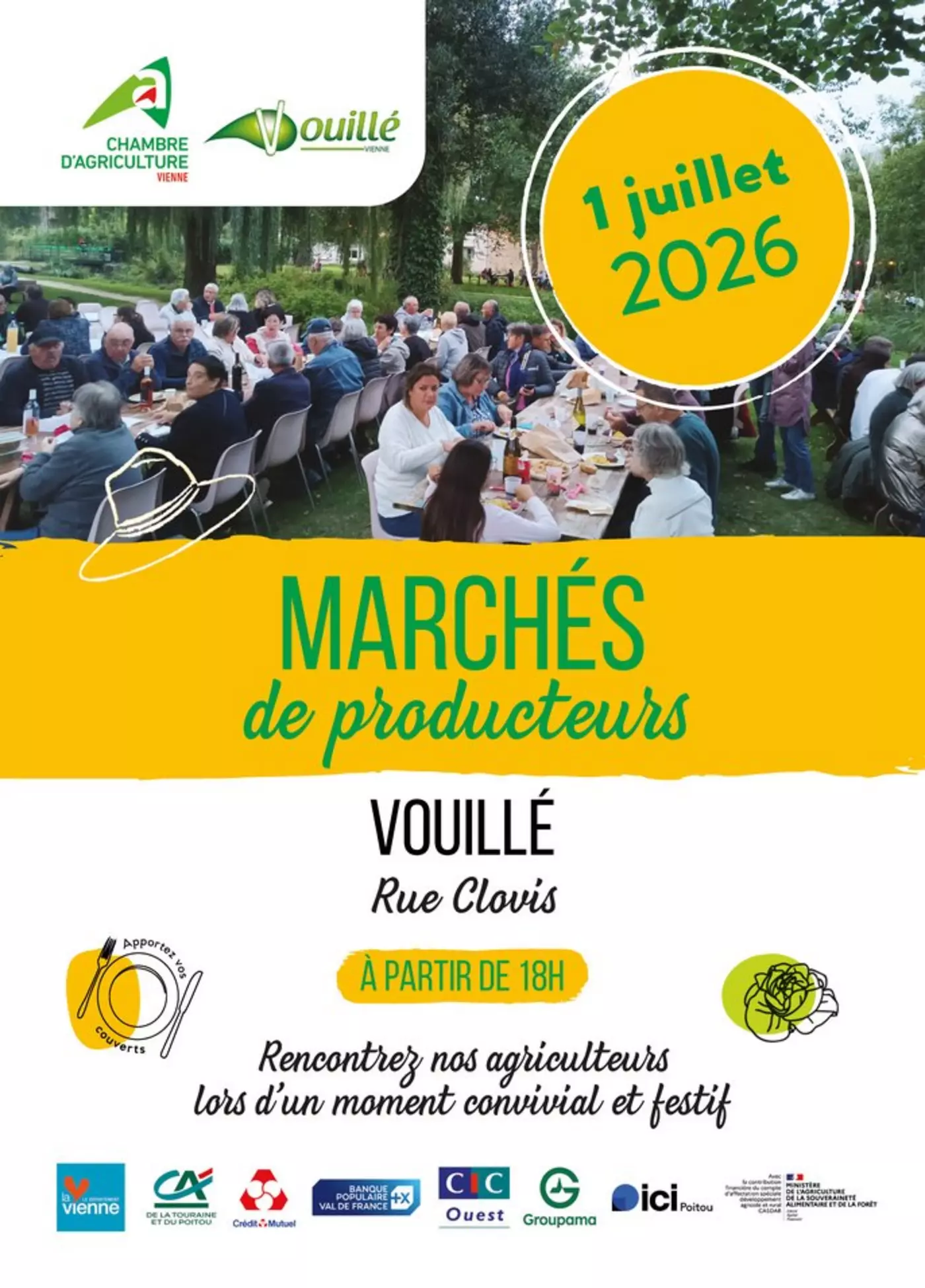 affiche marché de producteurs