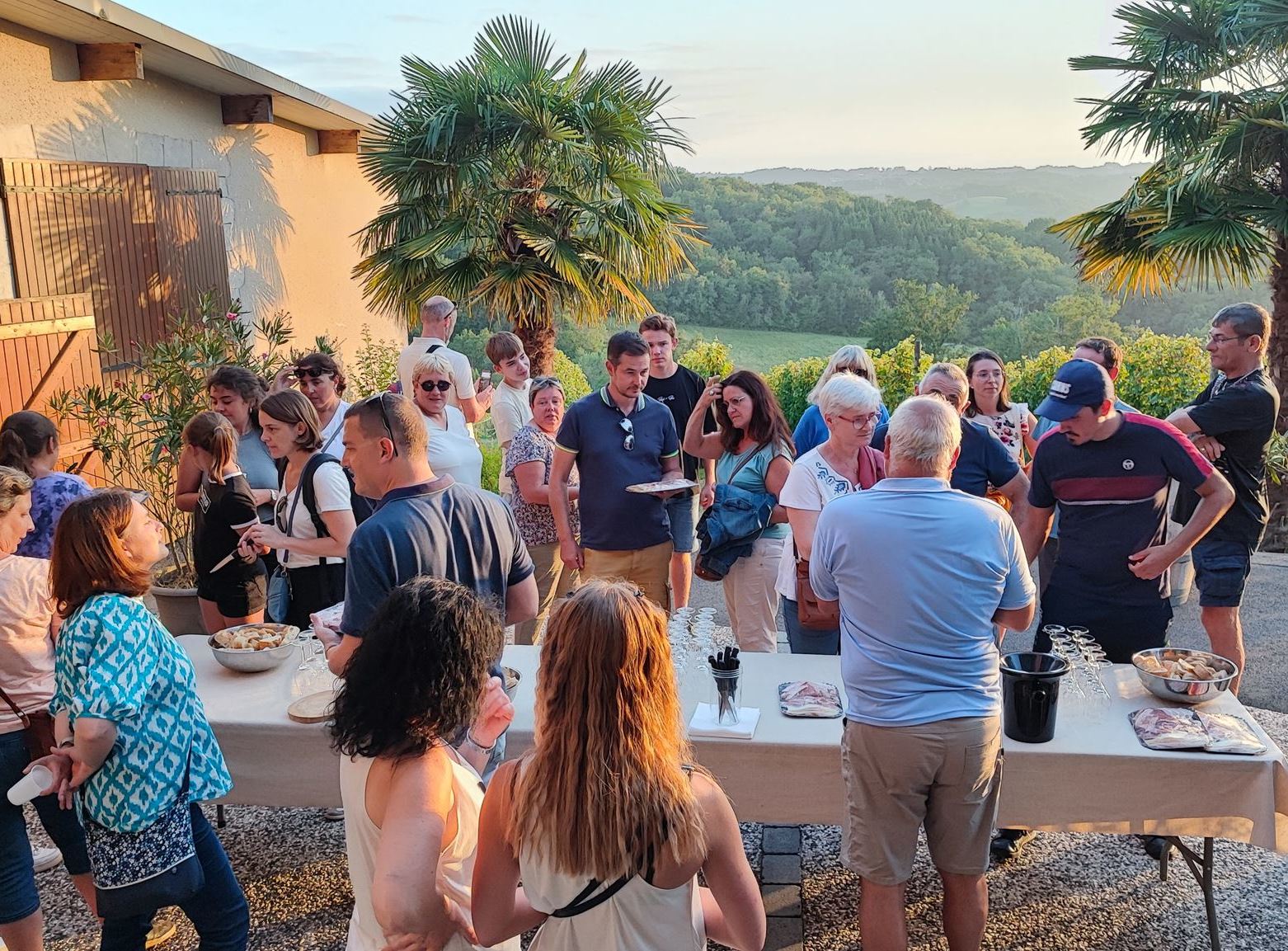 Balade dinatoire au crépuscule, Monein
