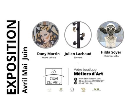 Exposition 36 quai des arts : élégance et beauté des courbes à Niort