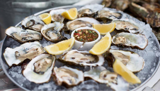 Degustation d&rsquo;huîtres en cabane