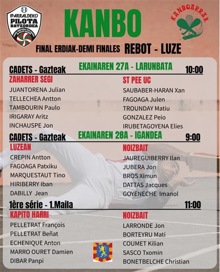 Demi finales Rebot - Luze