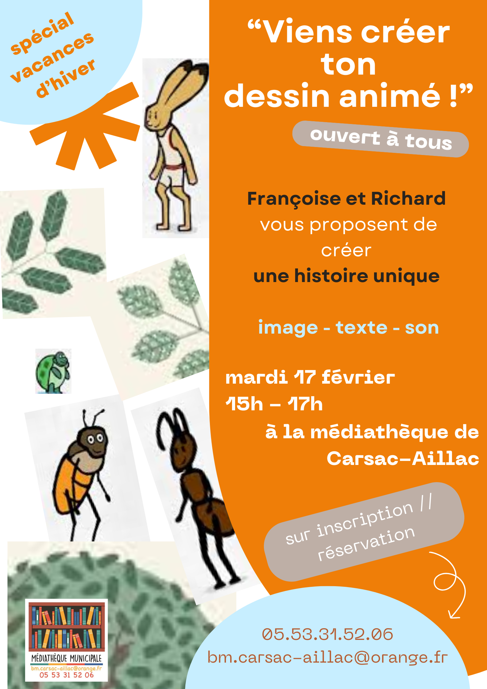 Atelier créatif – Crée ton dessin animé