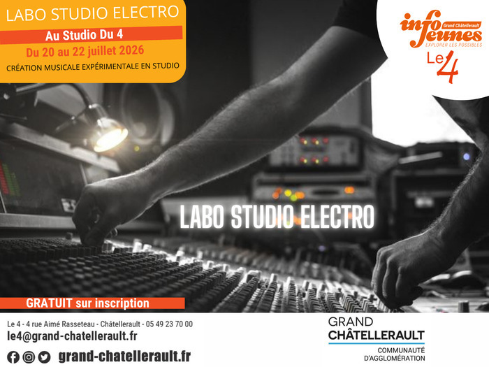 Stage "LABO STUDIO ELECTRO" — visuel événement